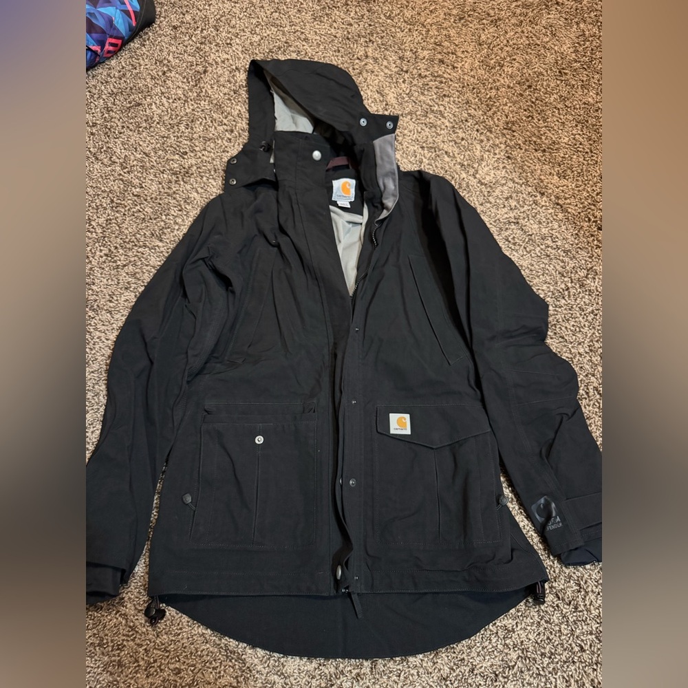 Carhartt Black Rain Jacket